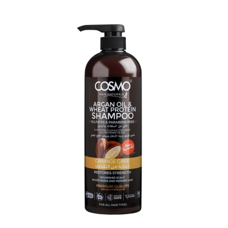 Cosmo Cosmetics Argan & Wheat Protein Shampoo 1000ml