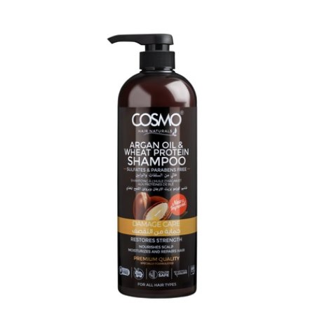 Cosmo Cosmetics Argan & Wheat Protein Shampoo 1000ml
