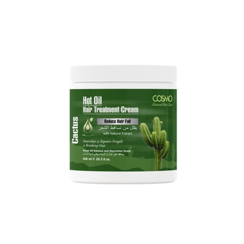 Cosmo Cosmetics Hot Oil Hair Treatment Cream Cactus 600ml