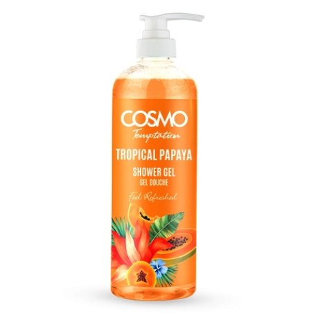 Cosmo Cosmetics Temptation Shower Gel Papaya 1000ml