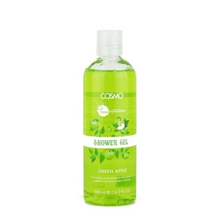 Cosmo Cosmetics Temptation Shower Gel Green Apple 480 Milliliters