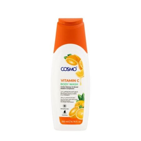 Cosmo Cosmetics Vitamin C Body Wash 200ml New Design