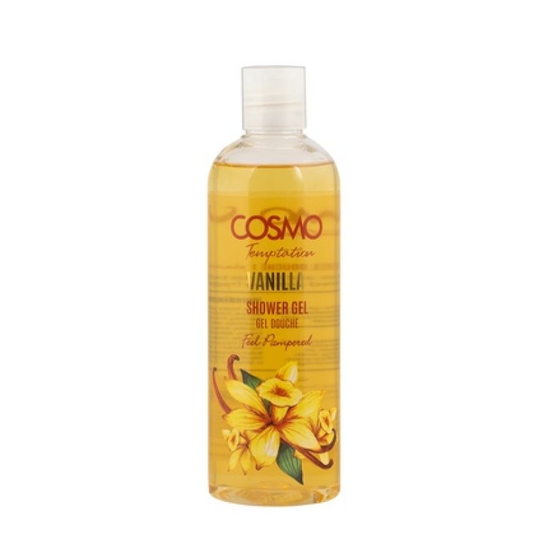 Cosmo Cosmetics Temptation Shower Gel Vanilla 480ml New Design