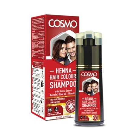 Cosmo Cosmetics Henna Hair Colour Shampoo 180ml