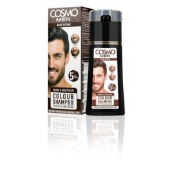 Cosmo Cosmetics Beard Colour Shampoo Dark Brown Men 180ml