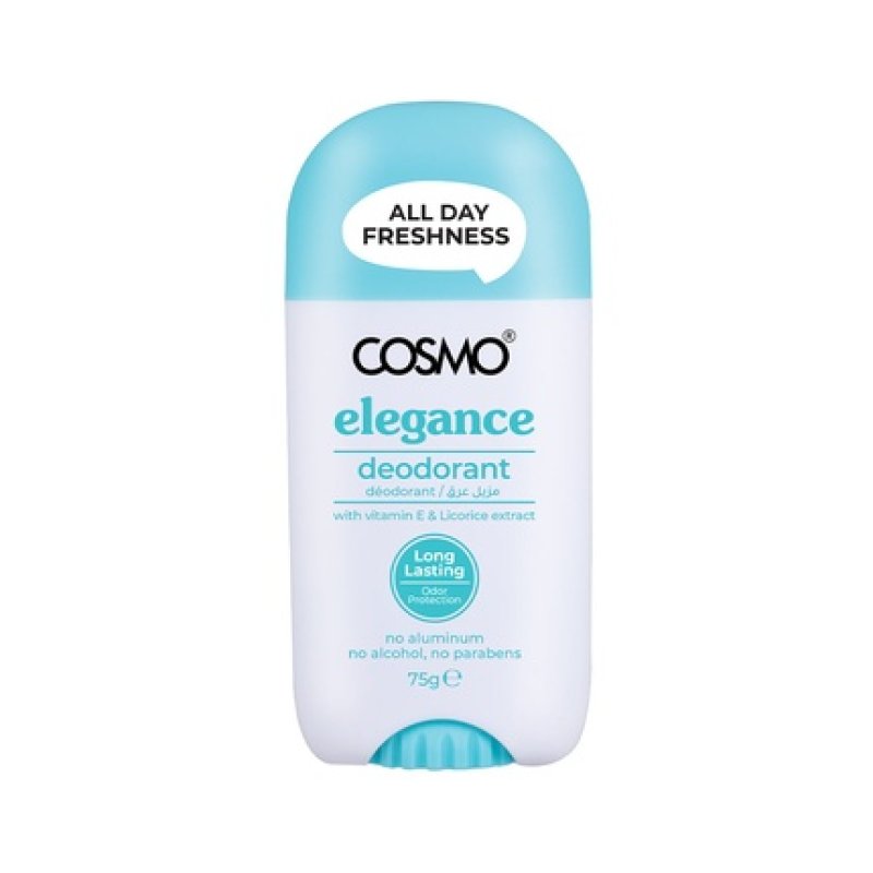 Cosmo Cosmetics Elegance Deodorant Women 75g All Day Freshness