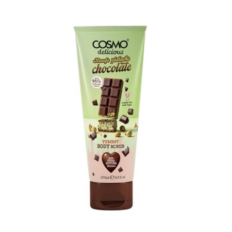 Cosmo Cosmetics Chocolate Body Scrub 275ml Tube