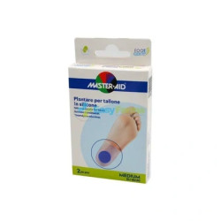 Pietrasanta Pharma Master Aid Foot Care Heel Cushion In Silicone Medium Size 3840 2 Insoles