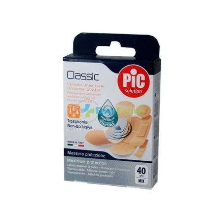Pikdare Pic Classic Universal Bandage 40 Pieces Mix