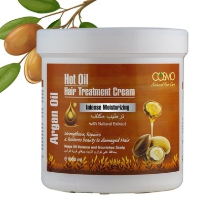 Cosmo Cosmetics Hot Oil Hair Treatment Cream Argan Oil 1000ml