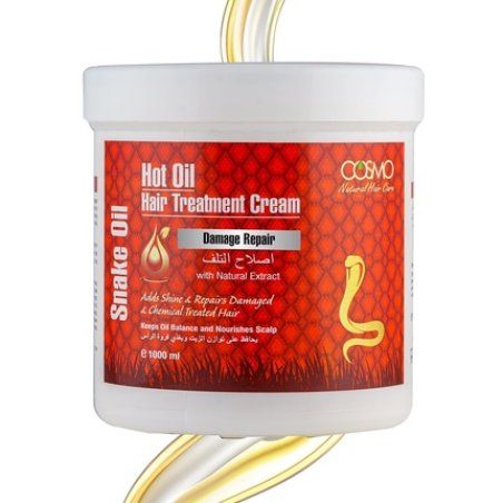 Cosmo Cosmetics Hot Oil Hair Treatment Cream Snake Oil 1000ml