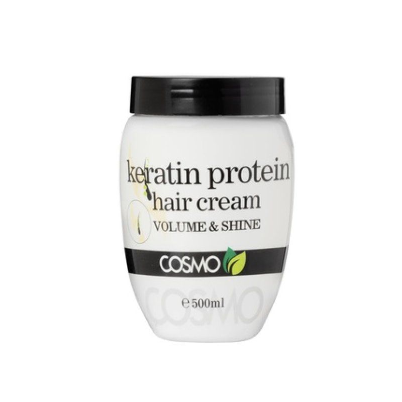 Cosmo Cosmetics Hair Cream Keratin Protein Volume & Shine 500ml