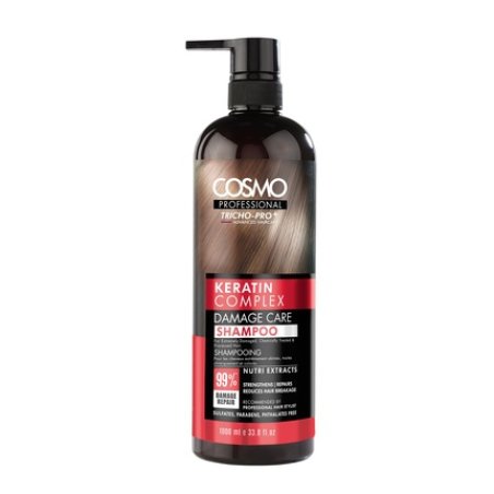 Cosmo Cosmetics Keratin Complex Damage Care Shampoo Cosmo Professional 1000ml