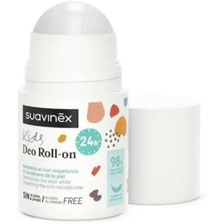 Suavinex Alcohol-Free Roll-On Deodorant for Children and Girls