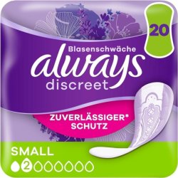 Always Discreet Incontinence Pads for Women Small
