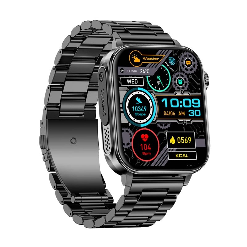 Colmi P80 smartwatch (steel black)
