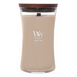 Woodwick Scented Candle with Crackling Wick Patchouli Crème Large Hourglass