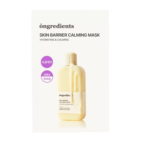 Ongredients Calming Sheet Mask For Skin Barrier Protection 27g