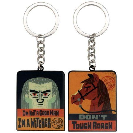 THE WITCHER - The witcher and roach - Porte-clés Edition Limitée