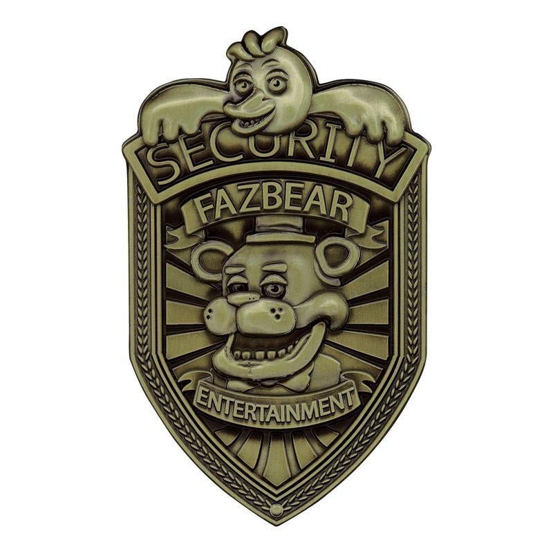 FNAF - Security Badge - Replique Edition Limitée "Antique Brass Edi."