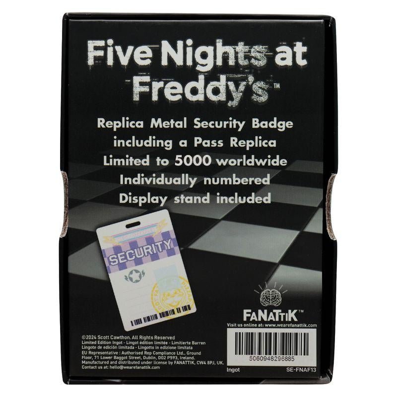 FNAF - Security Badge - Replique Edition Limitée "Antique Brass Edi."