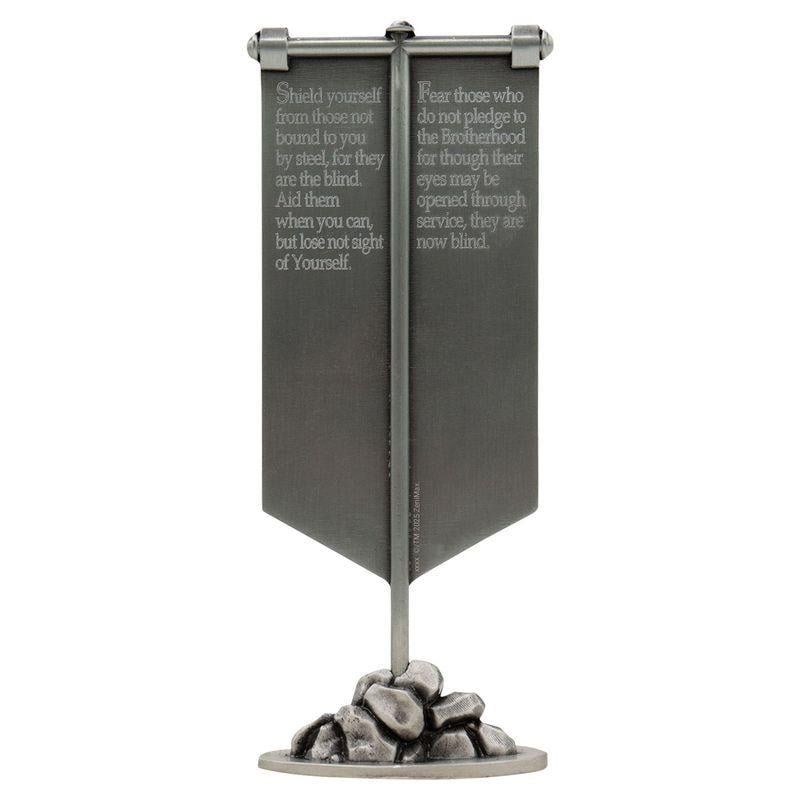 FALLOUT - Brotherhood of Steel Metal Banner - Replique Edition Limité