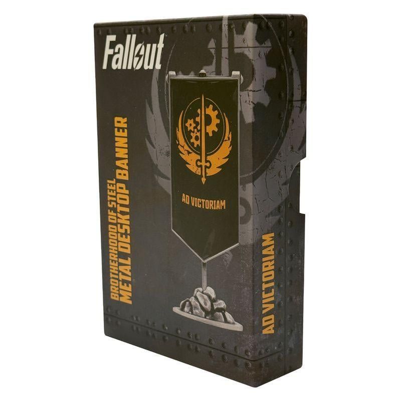 FALLOUT - Brotherhood of Steel Metal Banner - Replique Edition Limité