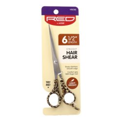 Red Kiss Straight Hair Shear 65 Animal Print