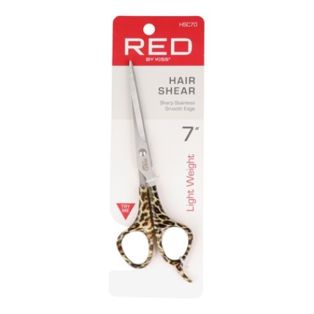 Red Kiss Straight Hair Shear 7 - Professional Hair Cutting Tool