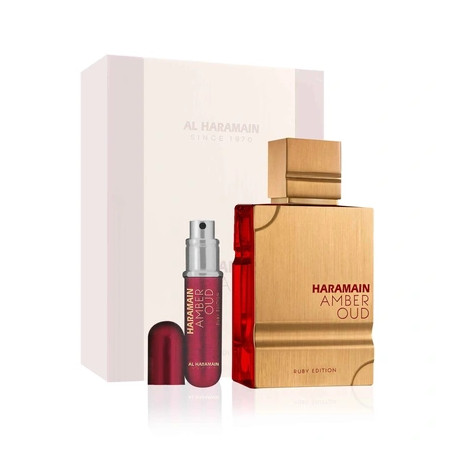 Al Haramain Haramain Amber Oud Ruby Edition Gift Set Edp 75ml Edp 30ml Fragrance Mist 250ml