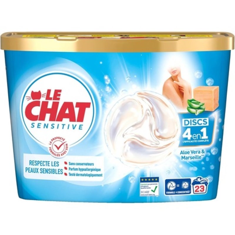Le Chat Sensitive 4in1 Marseille Soap & Aloe Vera Discs
