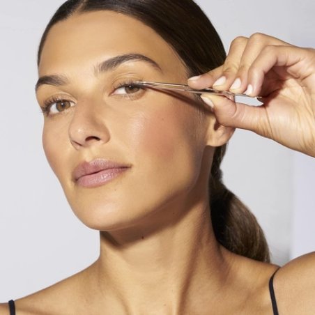 Tweezerman Eyelash Tweezers Attachment for Fake Eyelashes Rose Gold