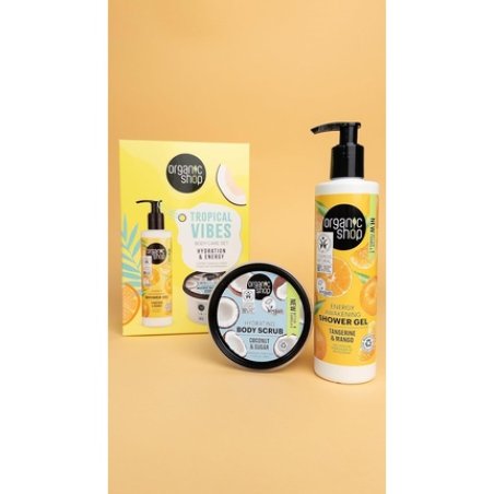 Organic Shop Tropical Vibes Body Care Gift Set Hydration and Energy