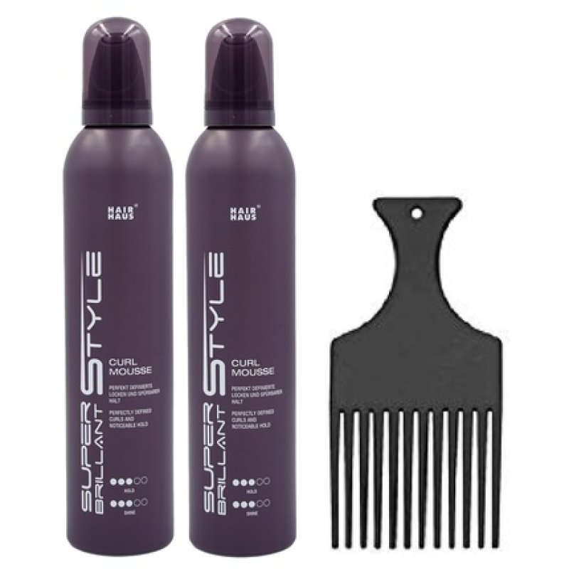 Hair Haus Super Brilliant Style Curl Mousse 300ml