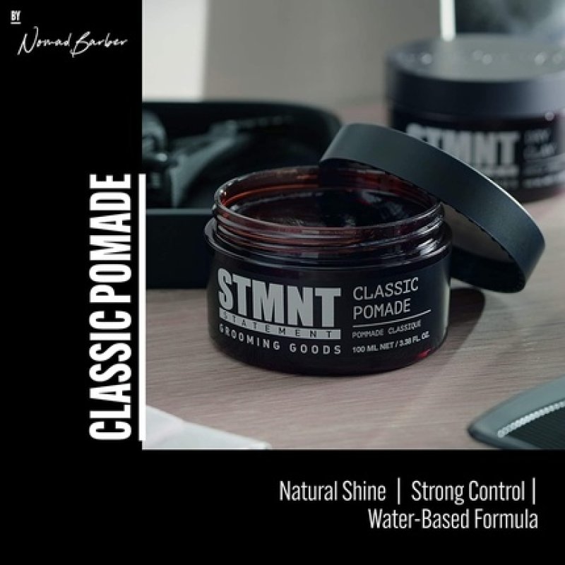 Stmnt Grooming Goods Classic Pomade 100ml Natural Shine Strong Control