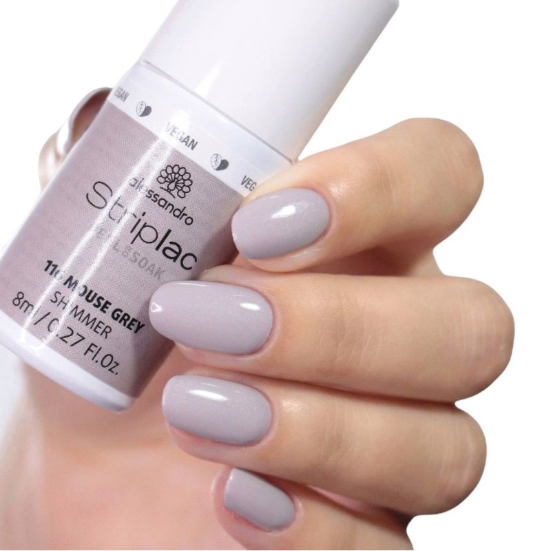 alessandro Striplac vernis à ongles 8 ml Gris Gloss
