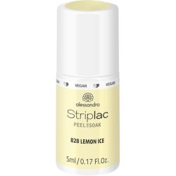 Alessandro Striplac Peel or Soak Sweet Sorbets Lemon Ice Vegan LED Nail Polish in Yellow 5ml