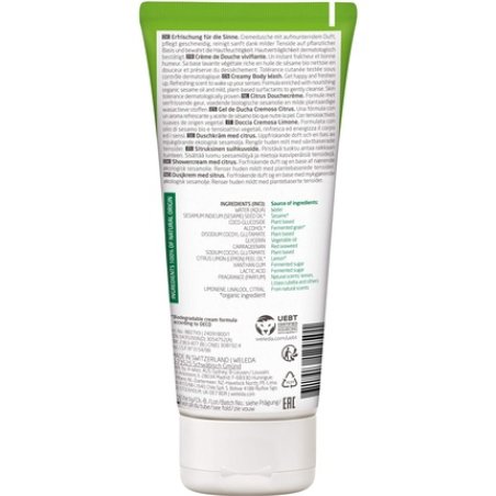 WELEDA Bio Citrus Gift Set Natural Cosmetics Gift Box with Refresh Shower Gel & Express Moisture Body Lotion - Ideal