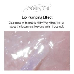 Etude Glaze Plump Gloss Aurora Pink Korean Lip Plumper Volumizing Glaze