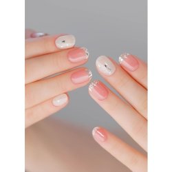 Ohora Semi-Cured Gel Nail Strips N Quartz - Works with Any Nail Lamps