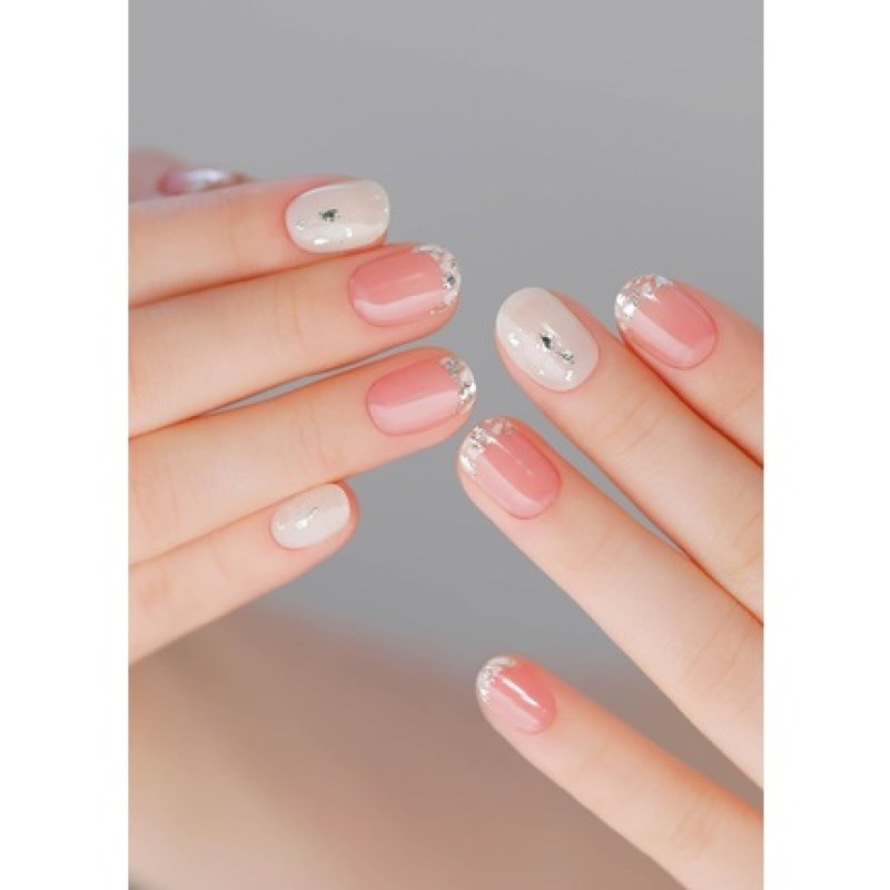 Ohora Semi-Cured Gel Nail Strips N Quartz - Works with Any Nail Lamps