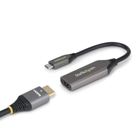 StarTech.com Adaptateur USB-C vers HDMI, 8K 60 Hz / 4K 120 Hz, Compatible Thunderbolt / USB4, Convertisseur USB C vers