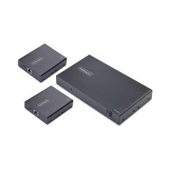 StarTech.com Rallonge et Répartiteur HDMI 4 Ports sur CAT6, 4K 60 Hz, Jusqu'à 70 m, Kit de Distribution HDMI 1x4 sur