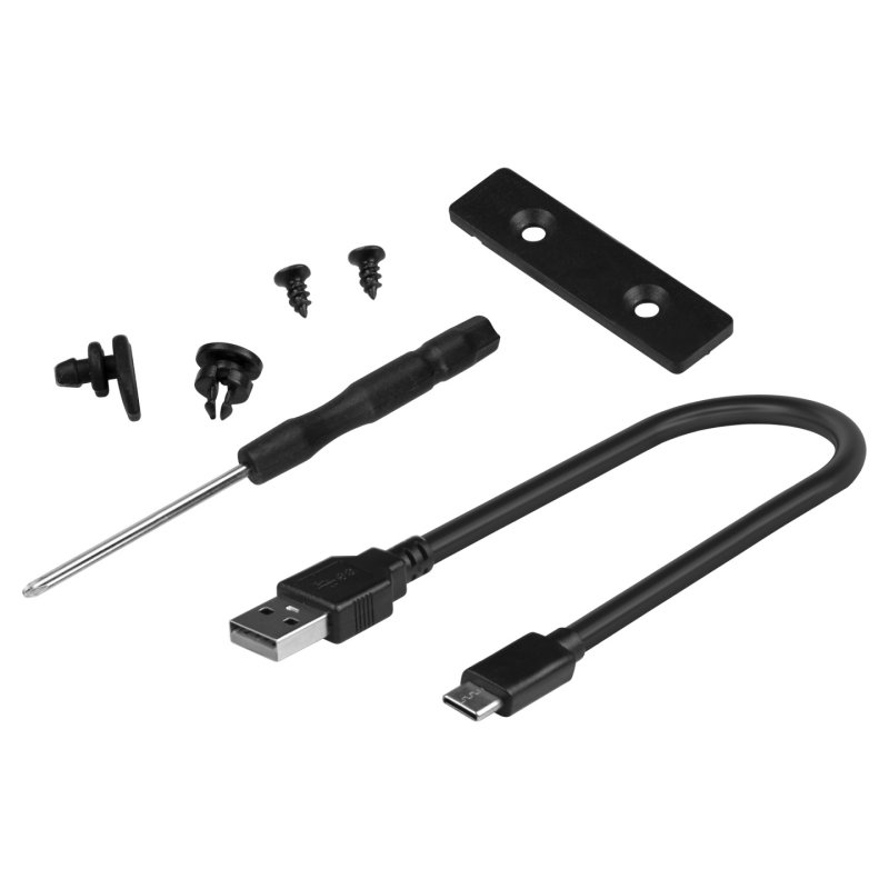 Savio AK-84 Boîtier de disques de stockage Enceinte ssd Noir M.2