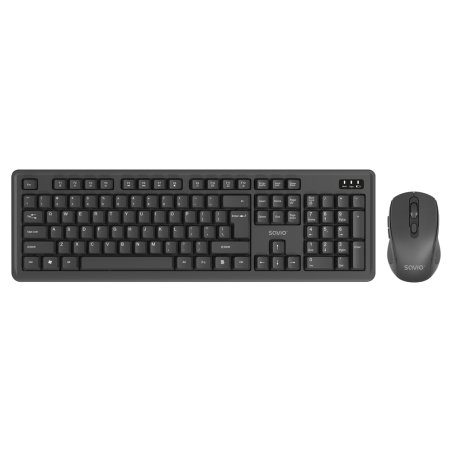 Savio KB-04 keyboard Home/Office USB QWERTY UK International Black