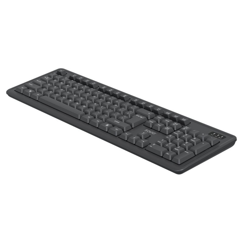 Savio KB-04 keyboard Home/Office USB QWERTY UK International Black