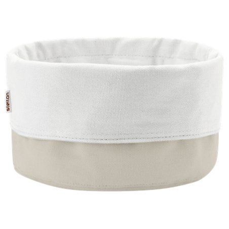 Stelton 1323 bread basket Oval Cotton Sand, White