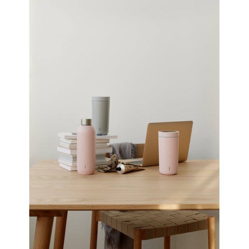 Stelton To Go Click Grey Stainless steel