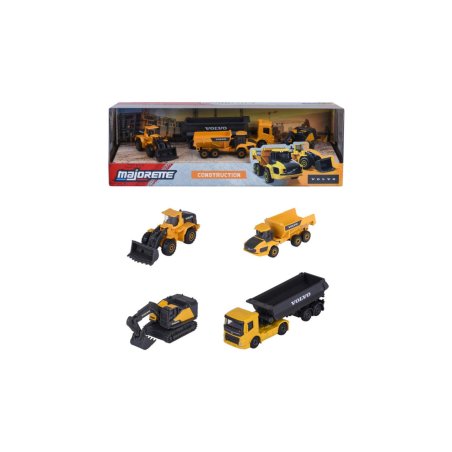 Majorette - Volvo Construction 4 Pieces Giftpack (8503105000)