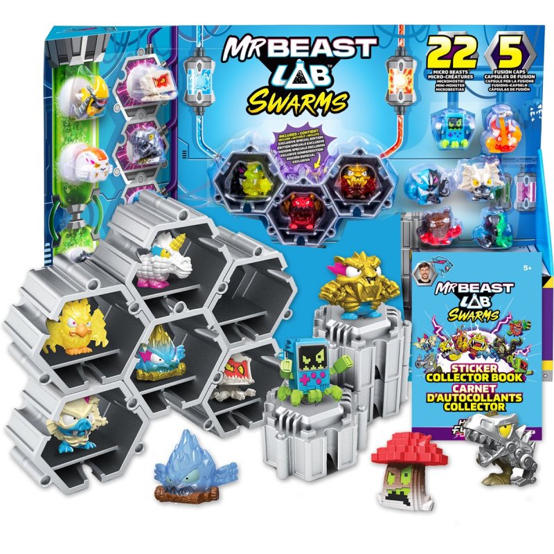 Moose Toys MrBeast Lab Swarms Hyper Fusion Chaos XL pack